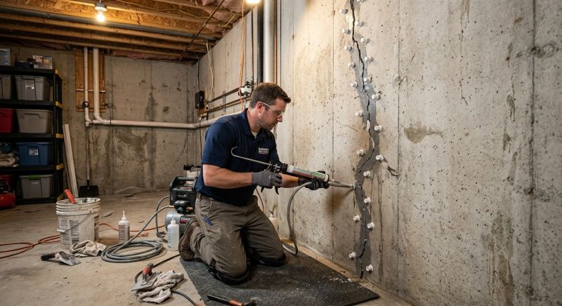 Basement Crack Repair in Gilroy, CA