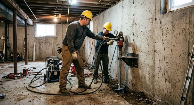 Basement Stabilization in Gilroy, CA