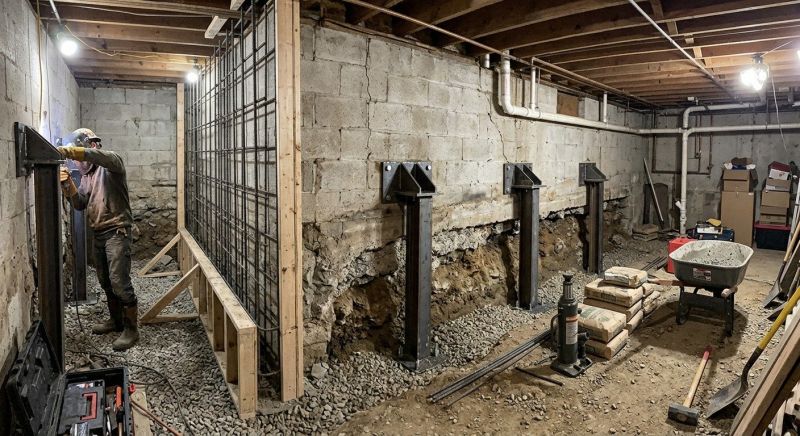 Basement Stabilization in Gilroy, CA