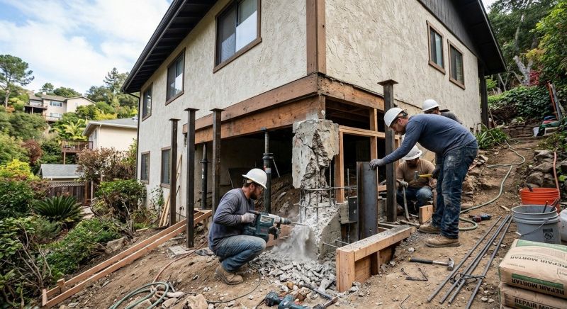 Concrete Foundation Repair in Watsonville, CA