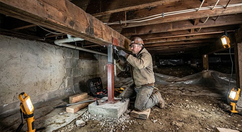 Crawlspace Foundation Repair in Aptos, CA