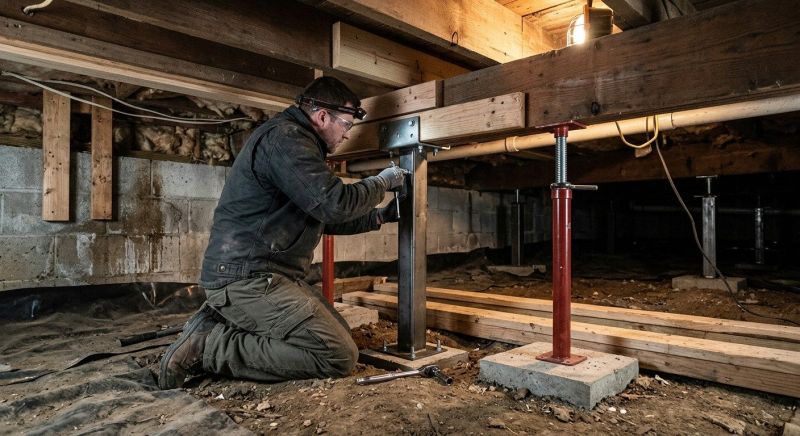 Crawlspace Structural Repair in Gilroy, CA