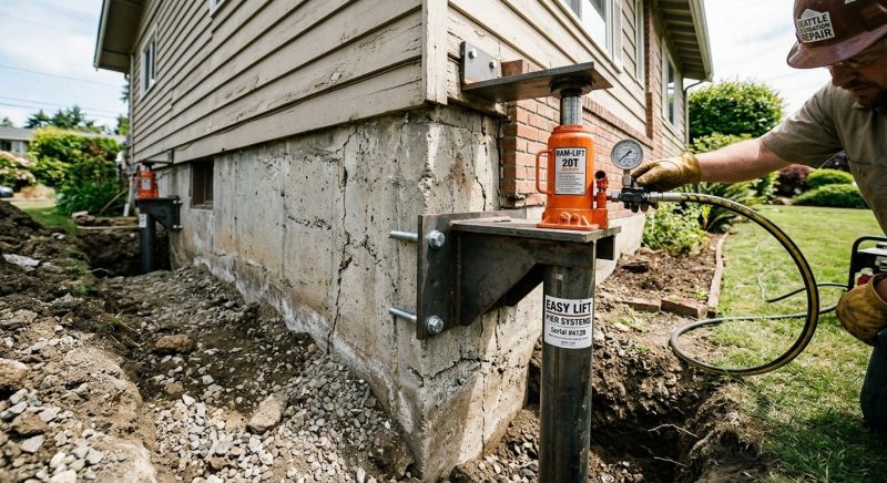 Foundation Lifting in San Juan Bautista, CA