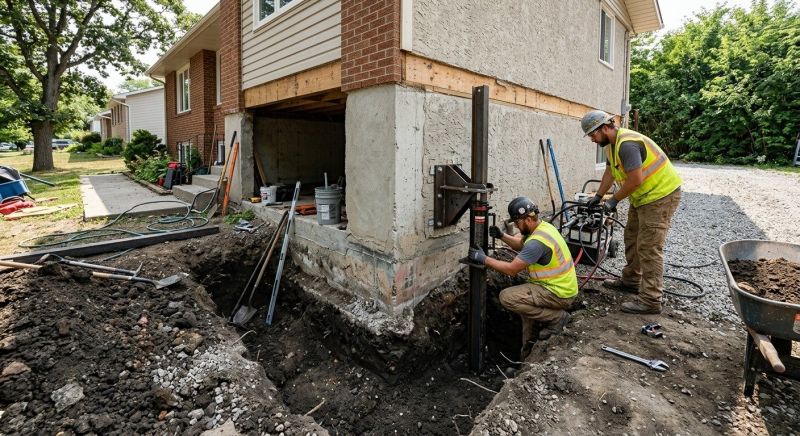Foundation Pier Repair in Gilroy, CA