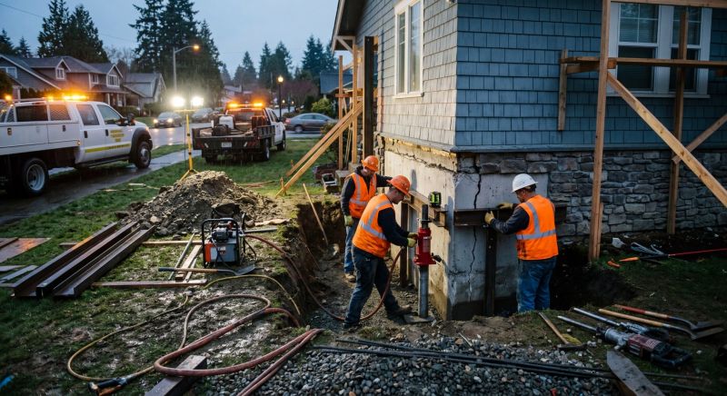 Foundation Stabilizing in Santa Cruz County, CA