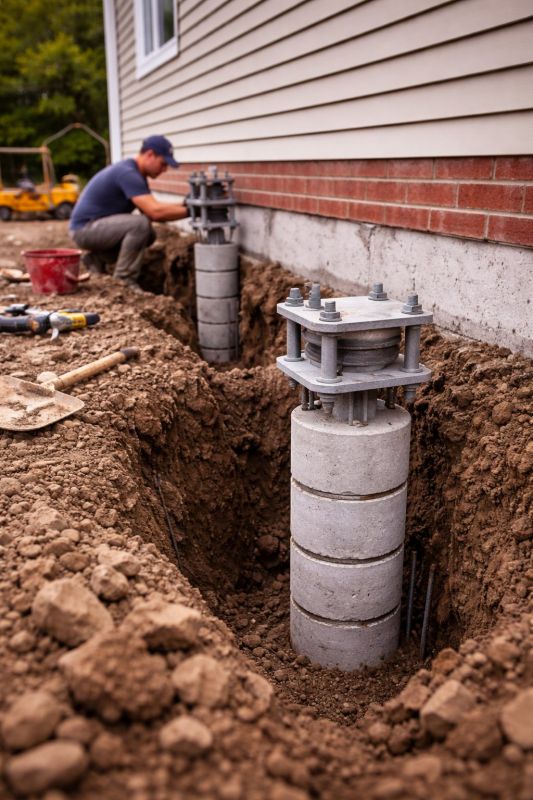 Helical Piers Installation in Gilroy, CA