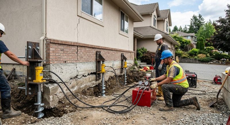 Sinking Foundation Lifting in Gilroy, CA