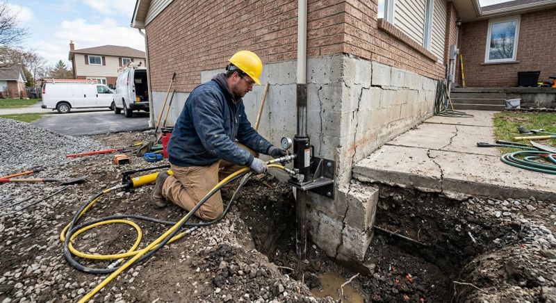 Sinking Foundation Repair in Salinas, CA