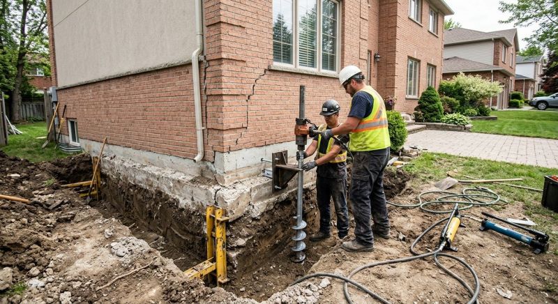 Sinking Foundation Repair in Santa Cruz County, CA