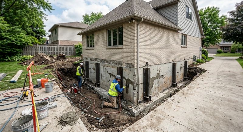Sinking Foundation Repair in Scotts Valley, CA