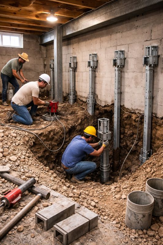 Structural Underpinning in Gilroy, CA